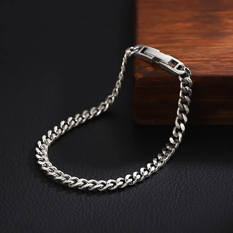 PUENTE S925 Silver Bracelets Men's-7