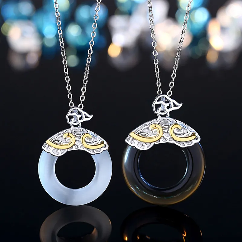 PUENTE 925 Sterling Silver Necklaces Unisex-2