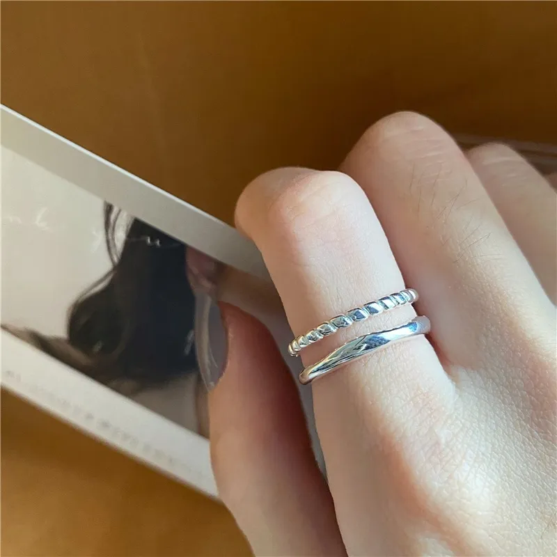 PUENTE S925 Sterling Silver Rings Women's-2