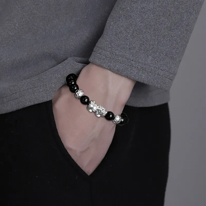PUENTE Obsidian Bracelets Men's-2
