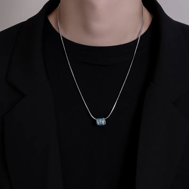PUENTE S925 Sterling Silver Necklaces Men's-3