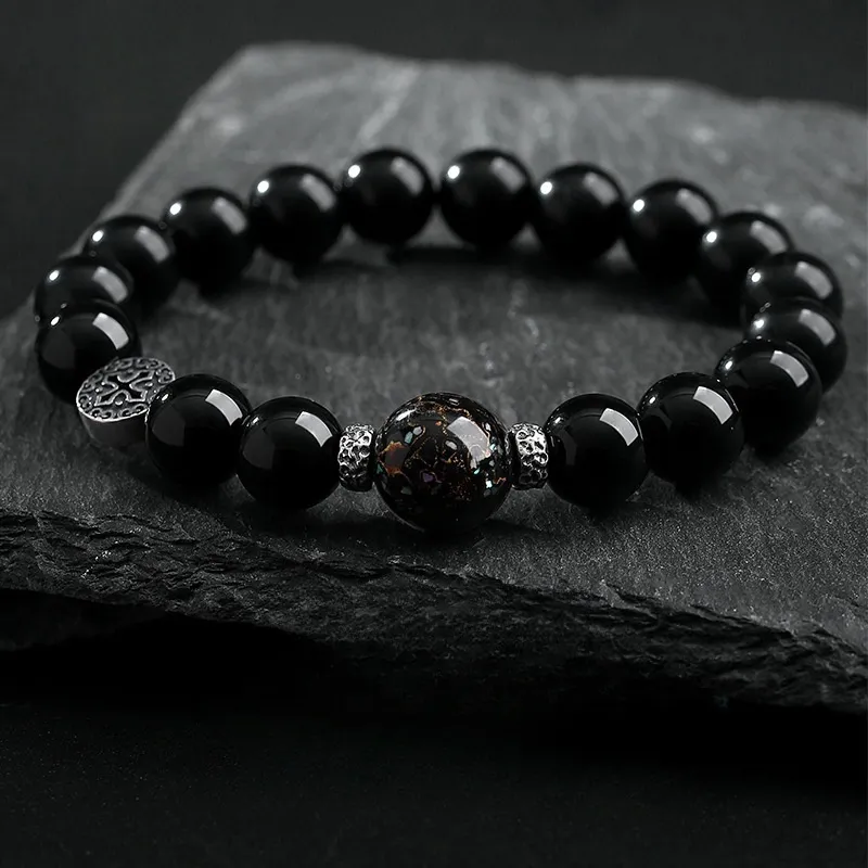 PUENTE Obsidian Bracelets Men's-4