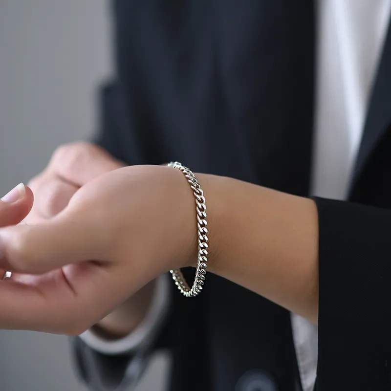PUENTE S925 Silver Bracelets Men's-1