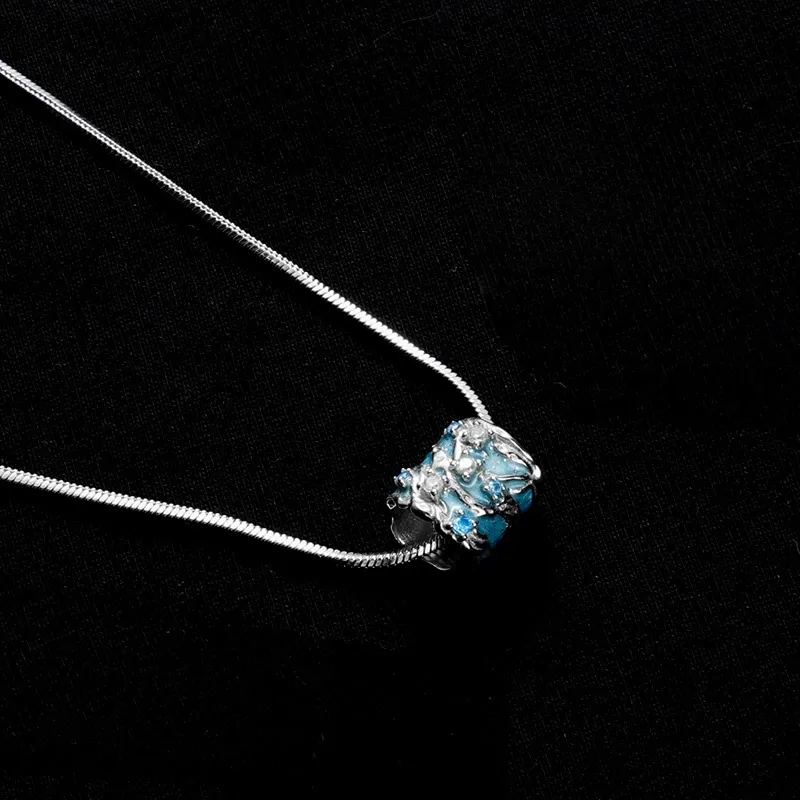 PUENTE S925 Sterling Silver Necklaces Men's-4