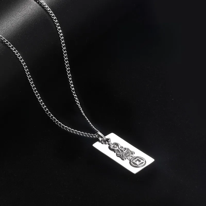 PUENTE S925 Silver Necklaces Men's-5