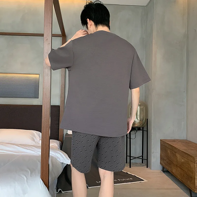 ROUKEER Men Pajama Sets-12