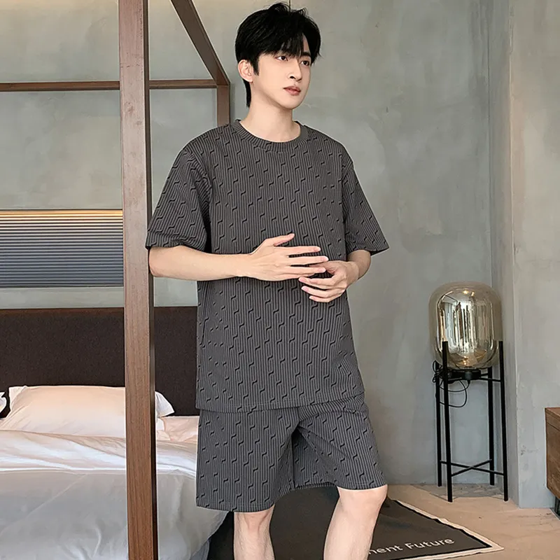 ROUKEER Men Pajama Sets-32