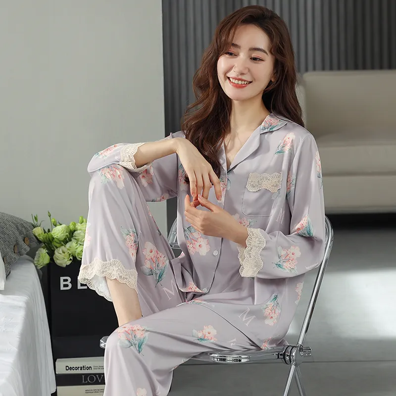 ROUKEER Women's Pajama Sets-9