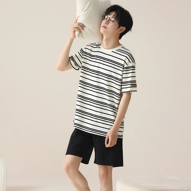 ROUKEER Men Pajama Sets-4