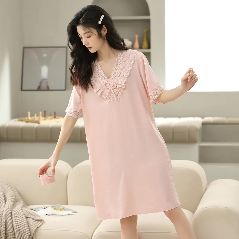 ROUKEER Women's Nightgowns-1