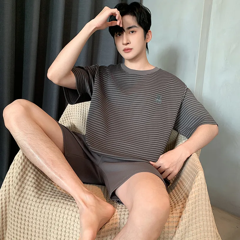 ROUKEER Men Pajama Sets-9