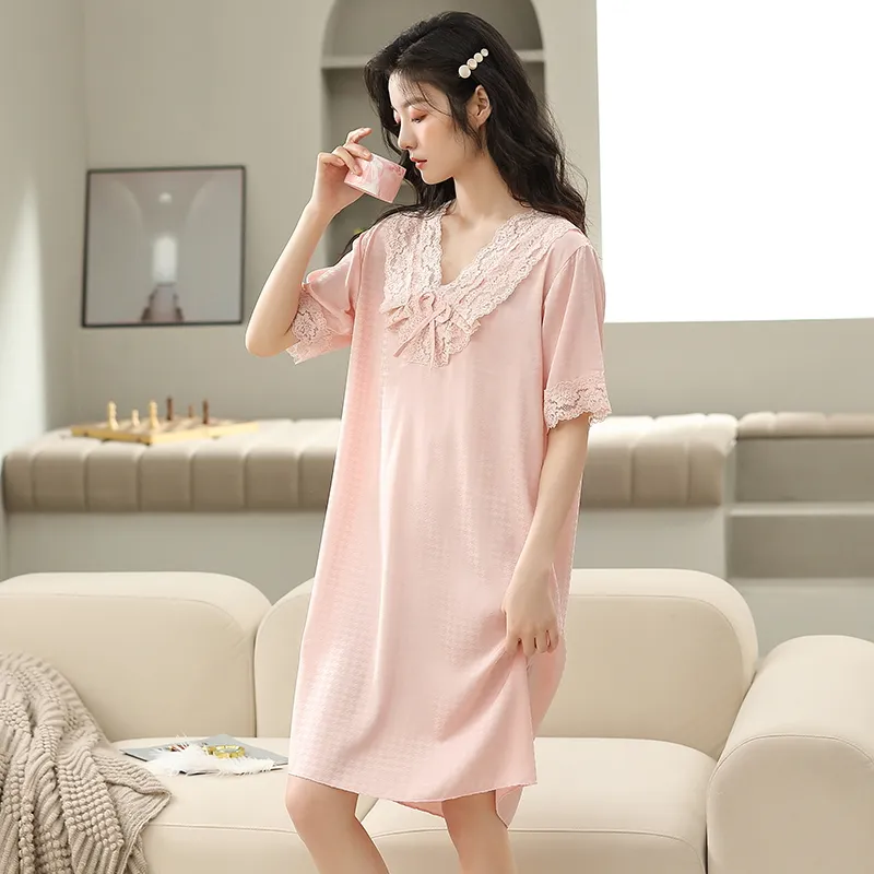 ROUKEER Women's Nightgowns-2