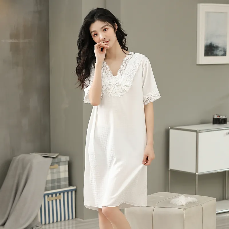 ROUKEER Women's Nightgowns-8