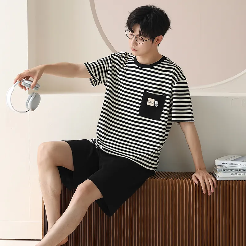 ROUKEER Men Pajama Sets-9