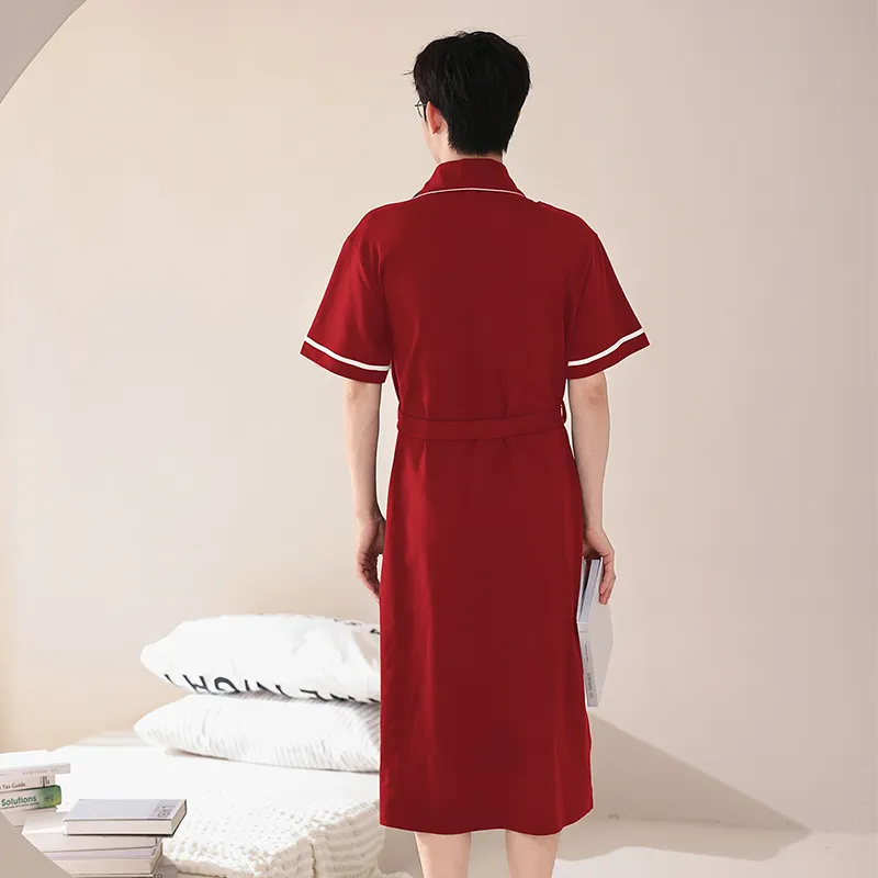 ROUKEER Men Bath Robes-1