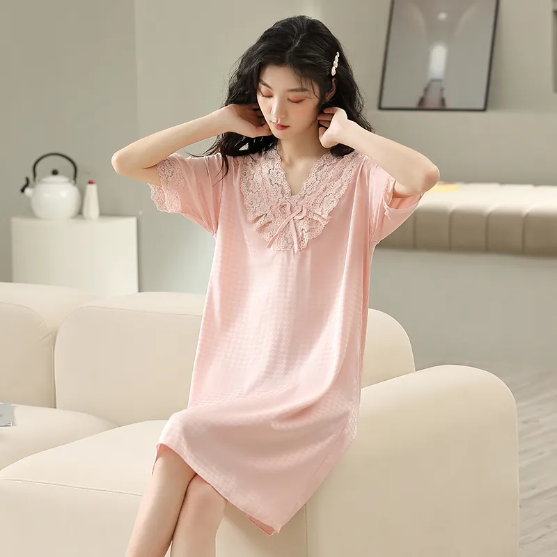ROUKEER Women's Nightgowns-3