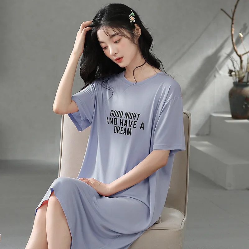 ROUKEER Women's Nightgowns-4