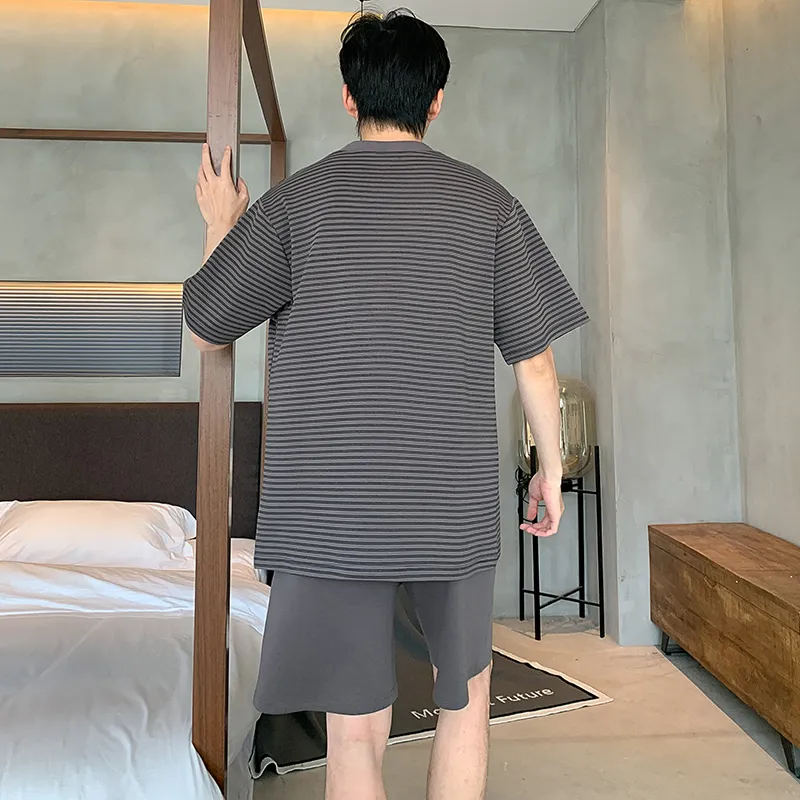 ROUKEER Men Pajama Sets-12