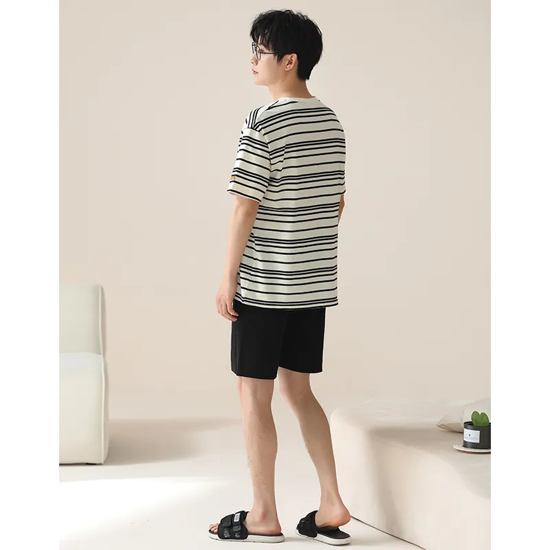 ROUKEER Men Pajama Sets-5