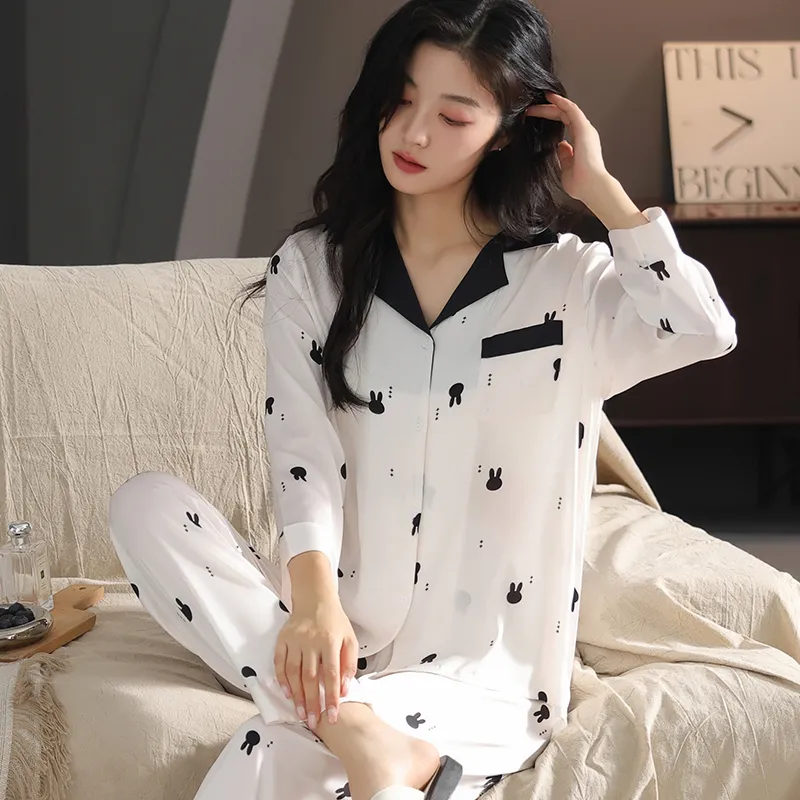 ROUKEER Women's Pajama Sets-8
