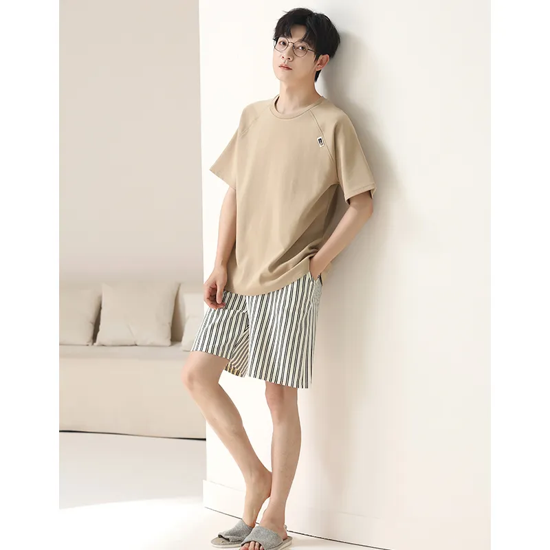 ROUKEER Men Pajama Sets-16