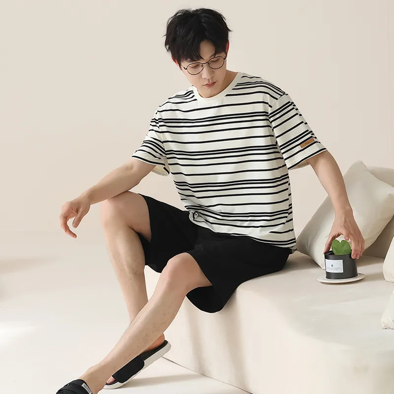 ROUKEER Men Pajama Sets-1
