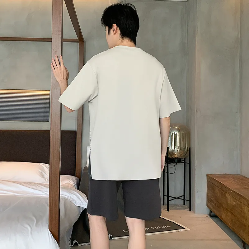 ROUKEER Men Pajama Sets-5