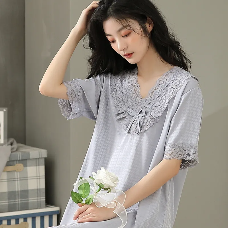 ROUKEER Women's Nightgowns-15
