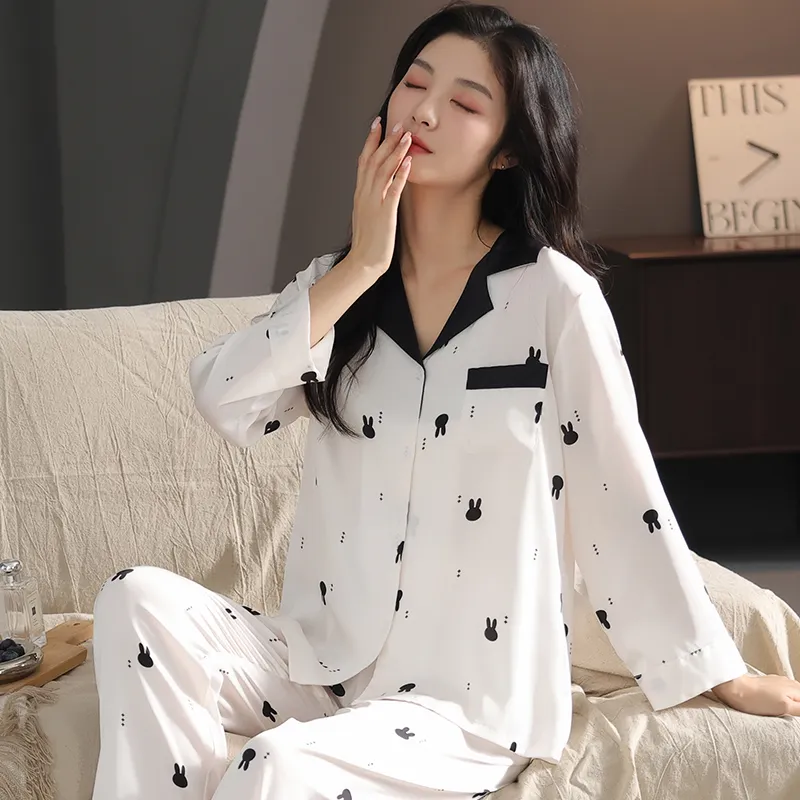 ROUKEER Women's Pajama Sets-11