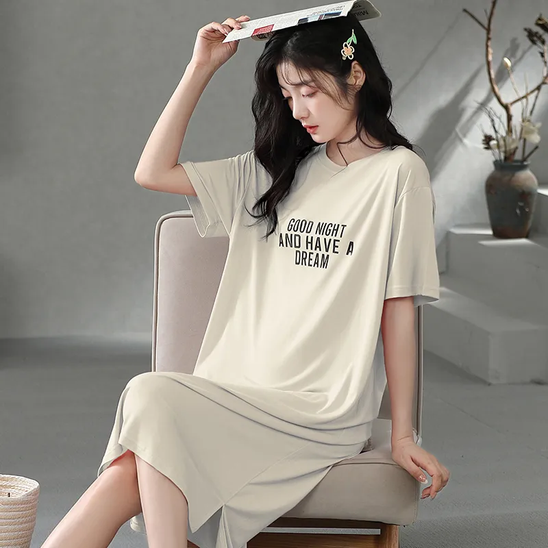 ROUKEER Women's Nightgowns-34
