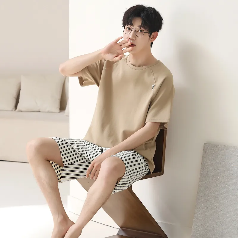 ROUKEER Men Pajama Sets-15