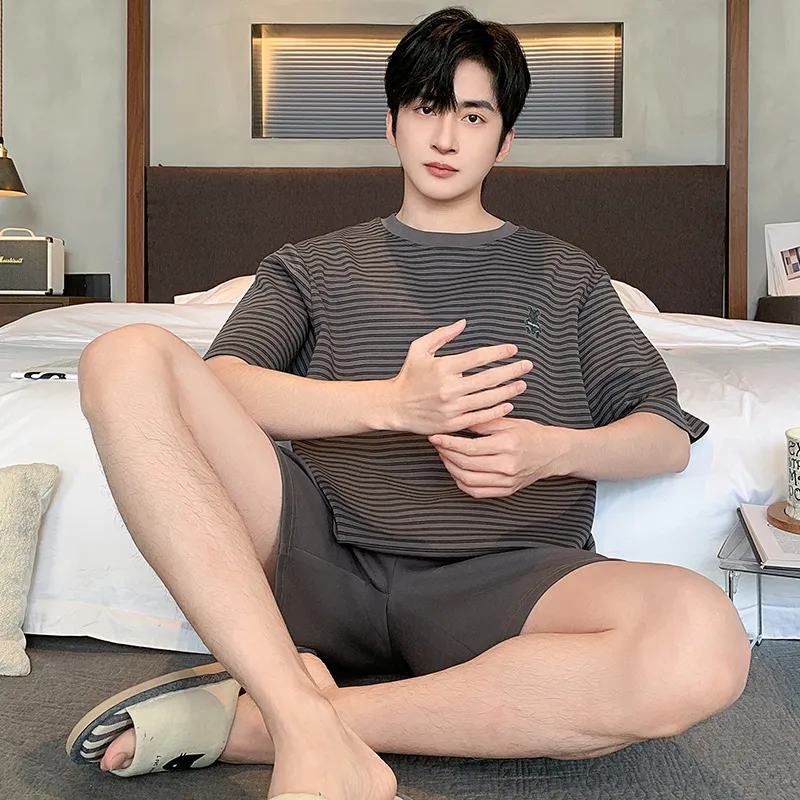 ROUKEER Men Pajama Sets-11