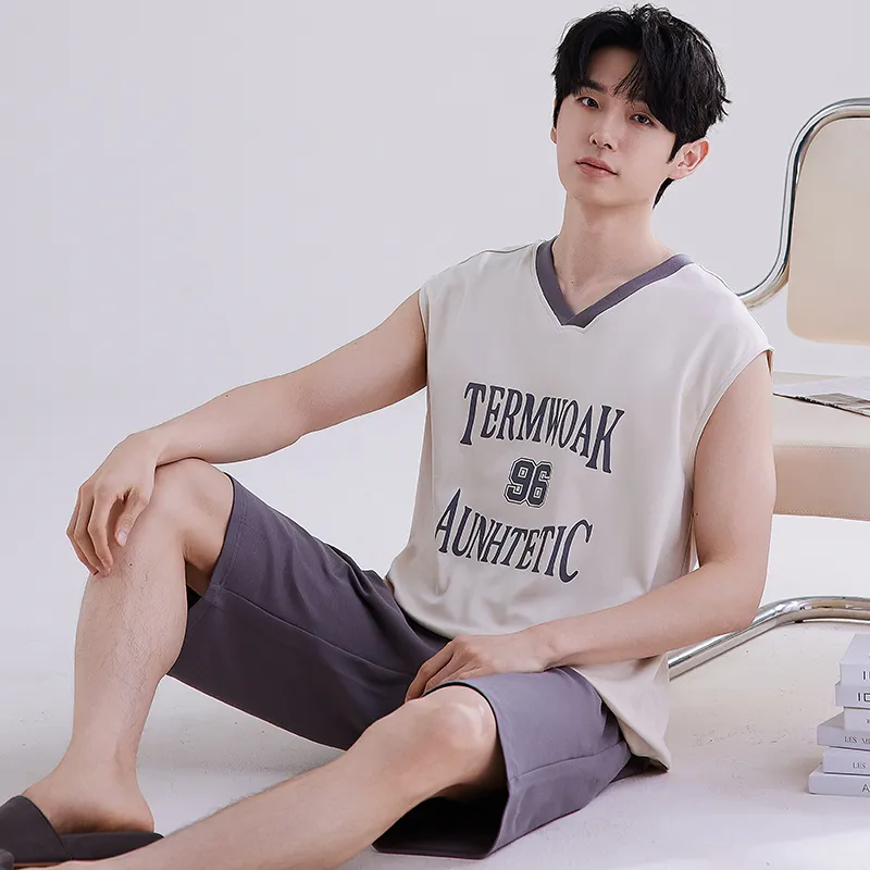 ROUKEER Men Pajama Sets-1