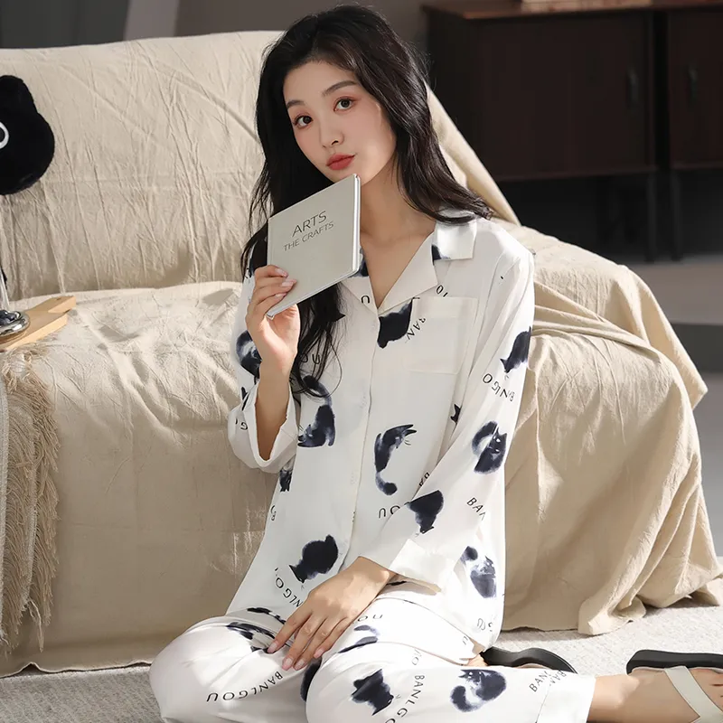 ROUKEER Women's Pajama Sets-18