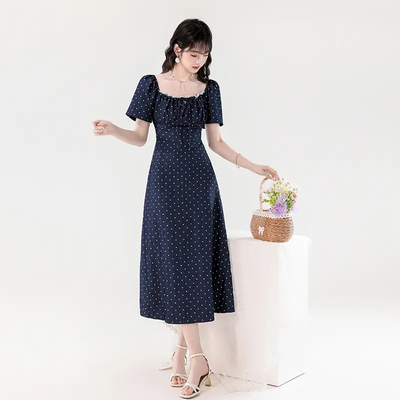 Mm Short Sleeved Dresses Women's Dress-3