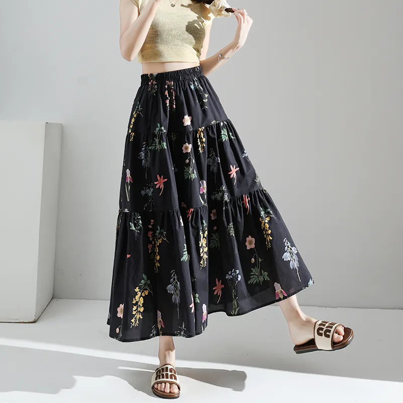 Mm Casual Long Skirts Women's-2