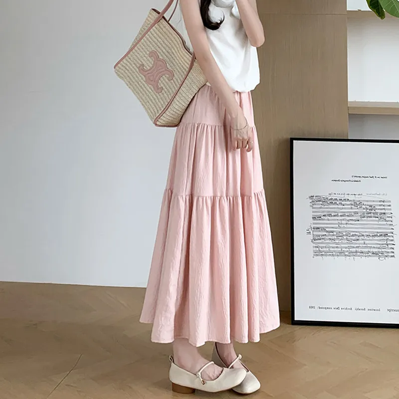 Mm Casual Long Skirts Women's-12