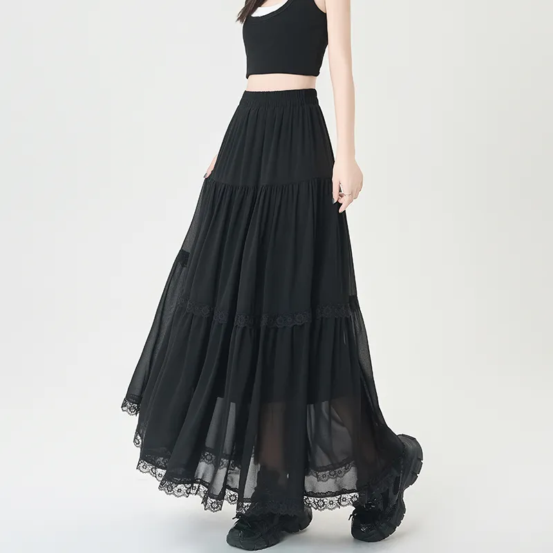 Mm Casual Long Skirts Women's-11