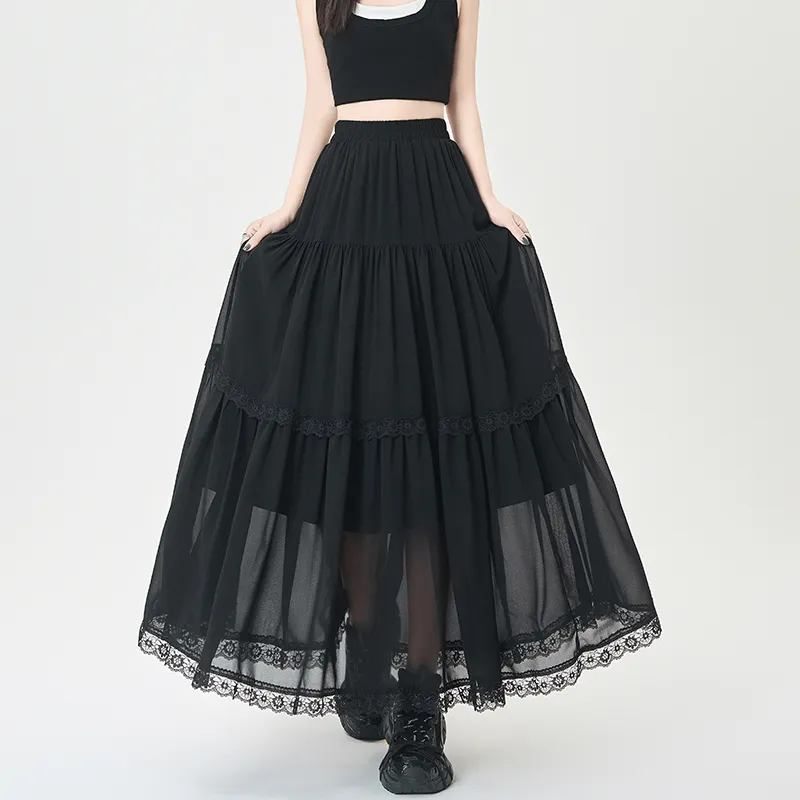 Mm Casual Long Skirts Women's-10