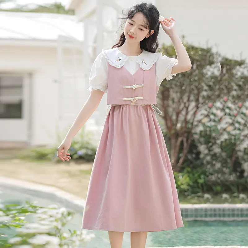 Mm Short Sleeved Dresses Women's-1