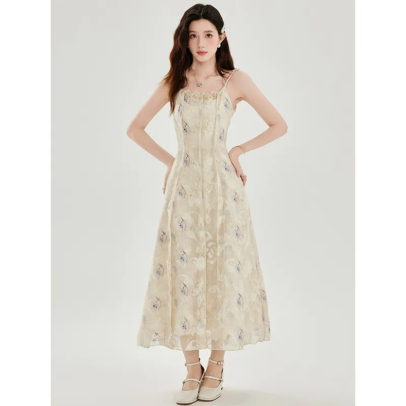 Mm Slip Dresses Women's Green-3
