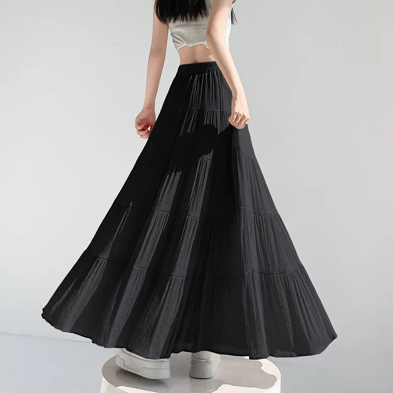 Mm Casual Long Skirts Women's-4