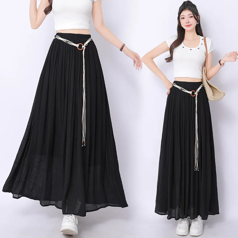 Mm Casual Long Skirts Women's-25
