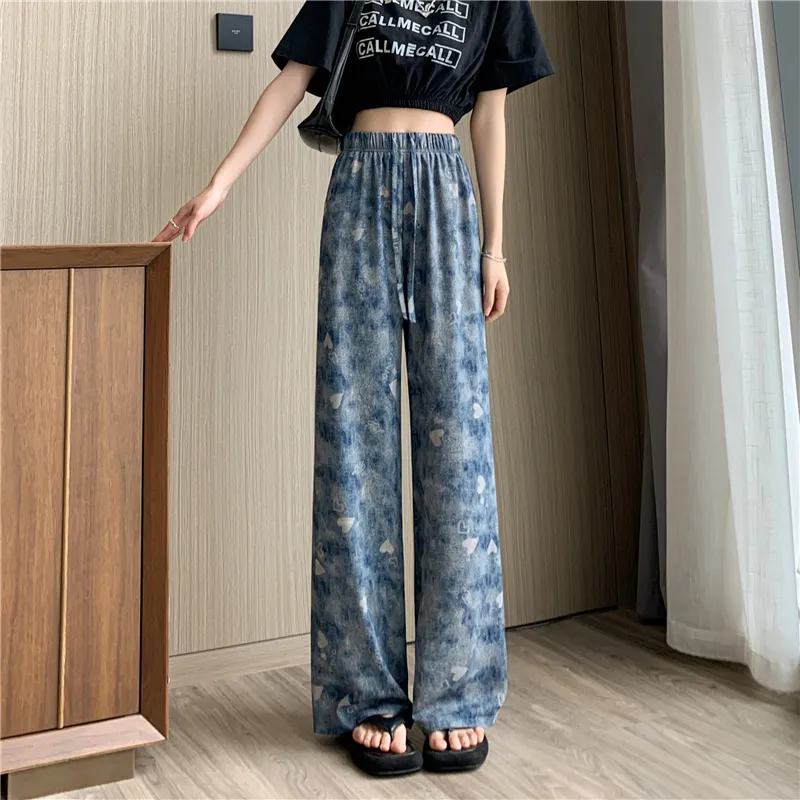 Mm Casual Pants Women's Blue-2