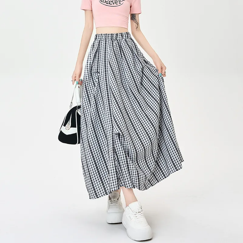 Mm Casual Long Skirts Women's-4