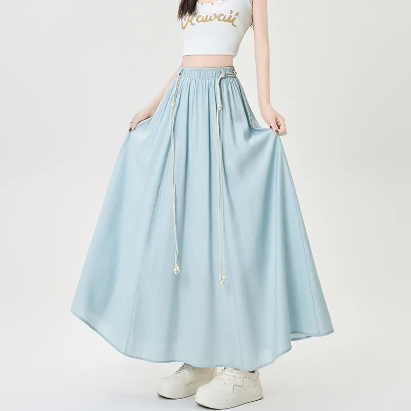 Mm Casual Long Skirts Women's-15