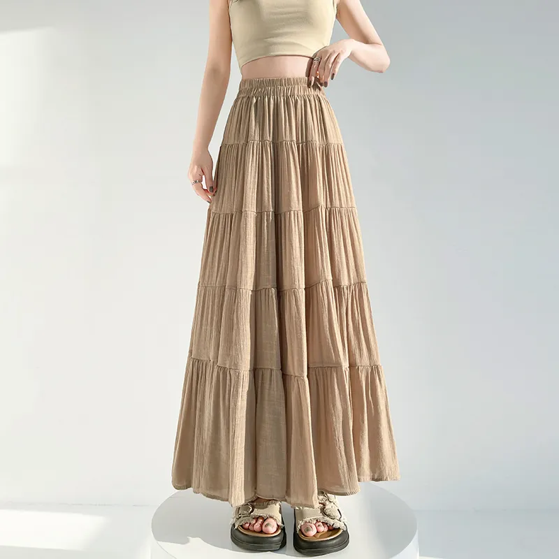 Mm Casual Long Skirts Women's-25