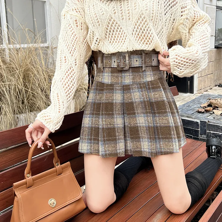 MM Casual Short Skirts For Fall And Winter Women's-3