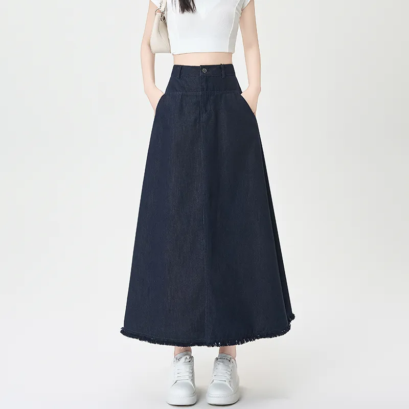 Mm Denim Long Skirts Women's-10