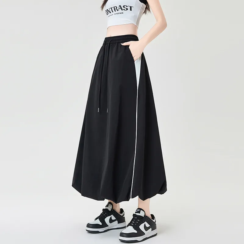 Mm Casual Long Skirts Women's-5